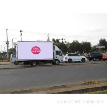 Exibição LED de publicidade para trailer de caminhão móvel móvel